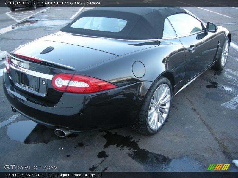 Ebony Black / Caramel 2010 Jaguar XK XK Convertible