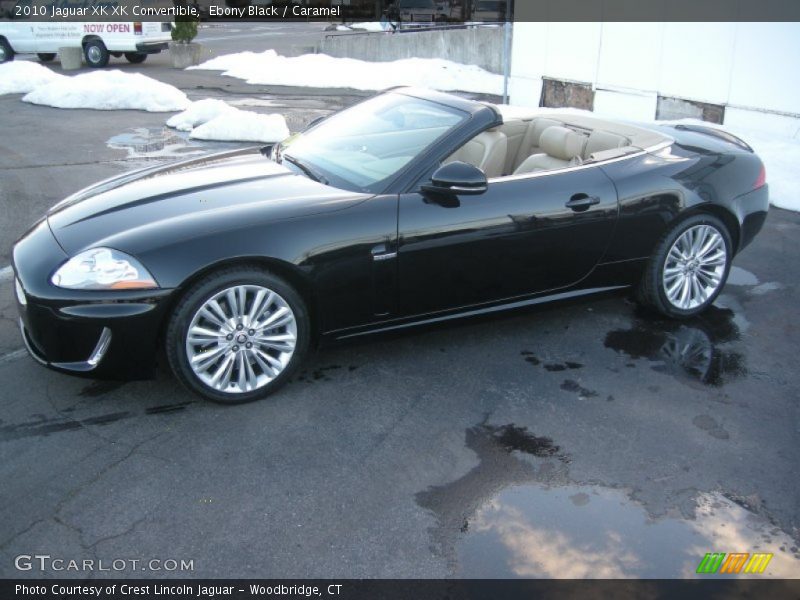 Ebony Black / Caramel 2010 Jaguar XK XK Convertible