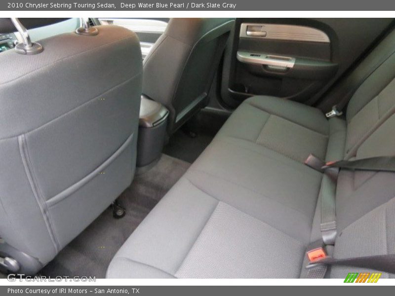 Deep Water Blue Pearl / Dark Slate Gray 2010 Chrysler Sebring Touring Sedan