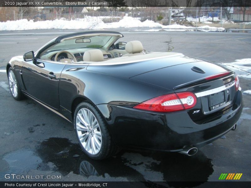 Ebony Black / Caramel 2010 Jaguar XK XK Convertible