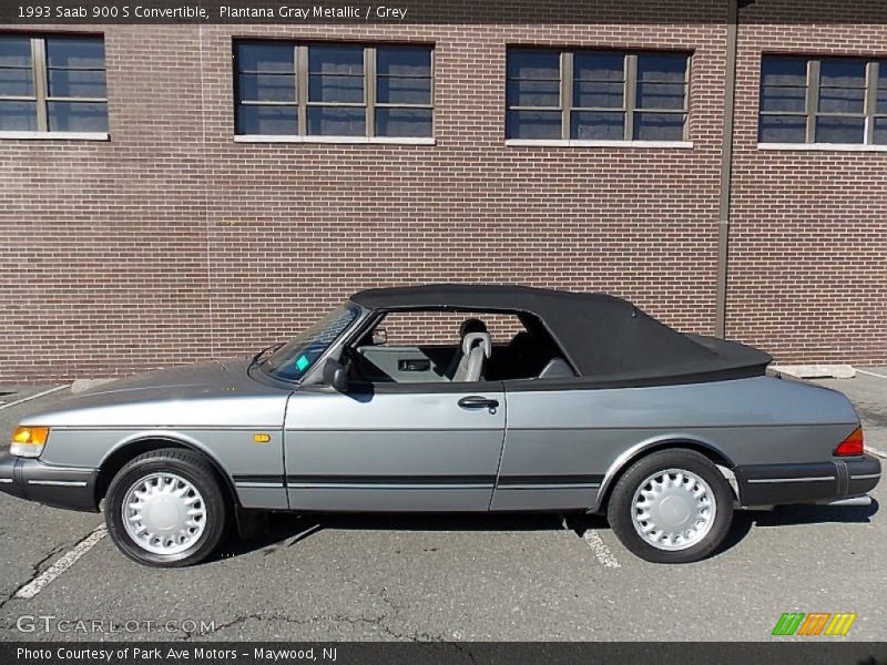 Plantana Gray Metallic / Grey 1993 Saab 900 S Convertible