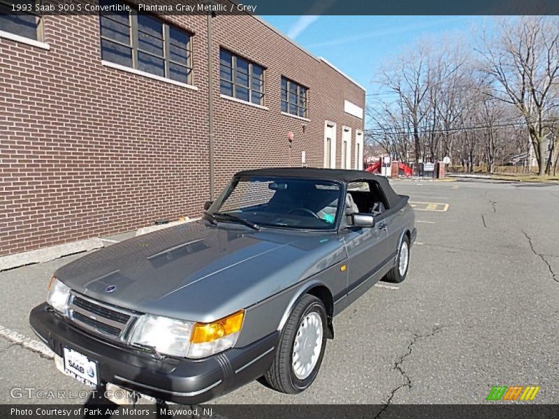 Plantana Gray Metallic / Grey 1993 Saab 900 S Convertible