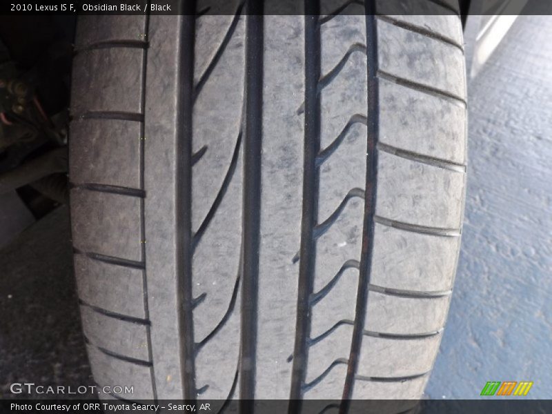 Obsidian Black / Black 2010 Lexus IS F