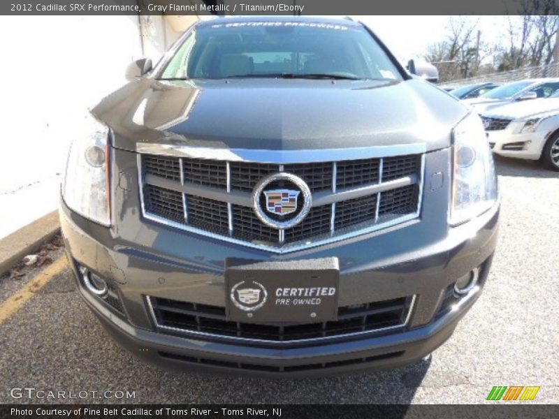 Gray Flannel Metallic / Titanium/Ebony 2012 Cadillac SRX Performance