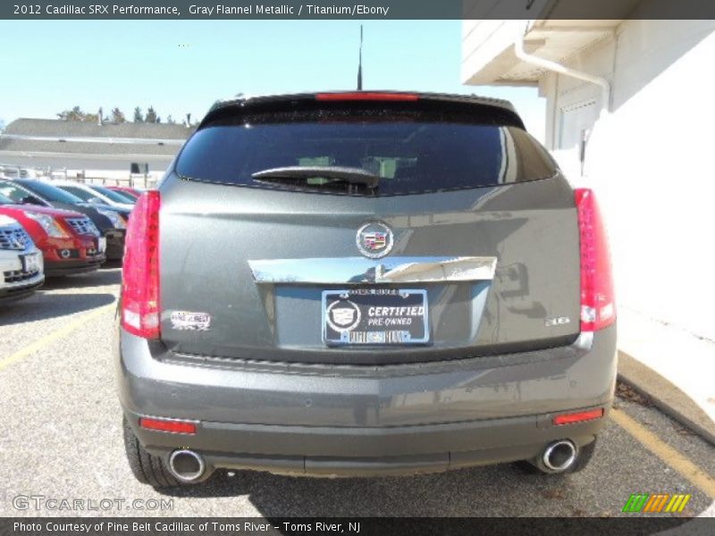 Gray Flannel Metallic / Titanium/Ebony 2012 Cadillac SRX Performance