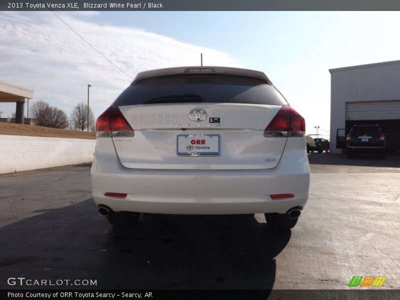 Blizzard White Pearl / Black 2013 Toyota Venza XLE
