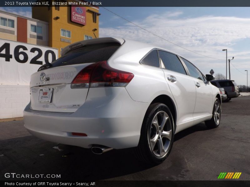 Blizzard White Pearl / Black 2013 Toyota Venza XLE