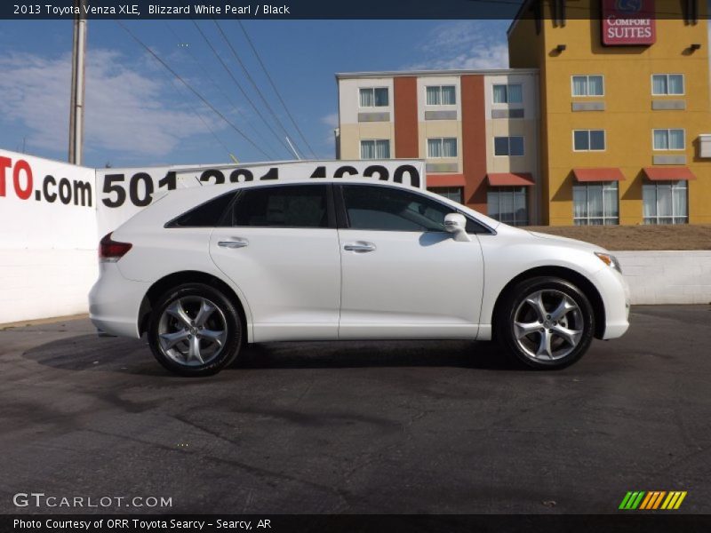 Blizzard White Pearl / Black 2013 Toyota Venza XLE