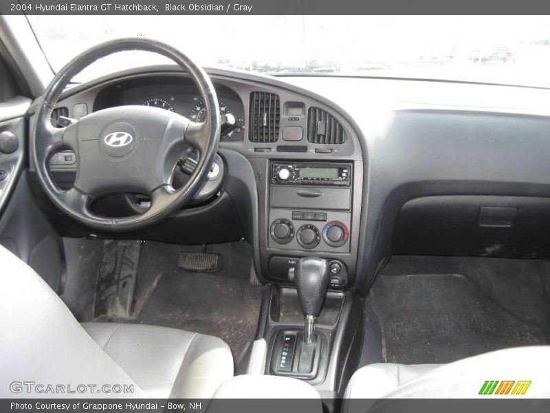 Black Obsidian / Gray 2004 Hyundai Elantra GT Hatchback