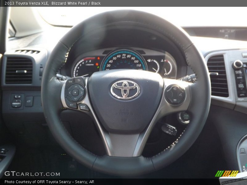 Blizzard White Pearl / Black 2013 Toyota Venza XLE