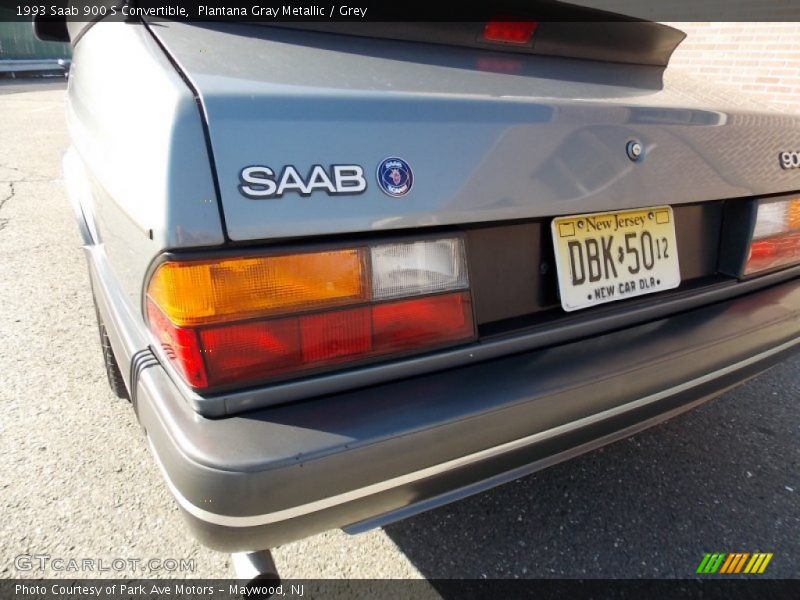 Plantana Gray Metallic / Grey 1993 Saab 900 S Convertible