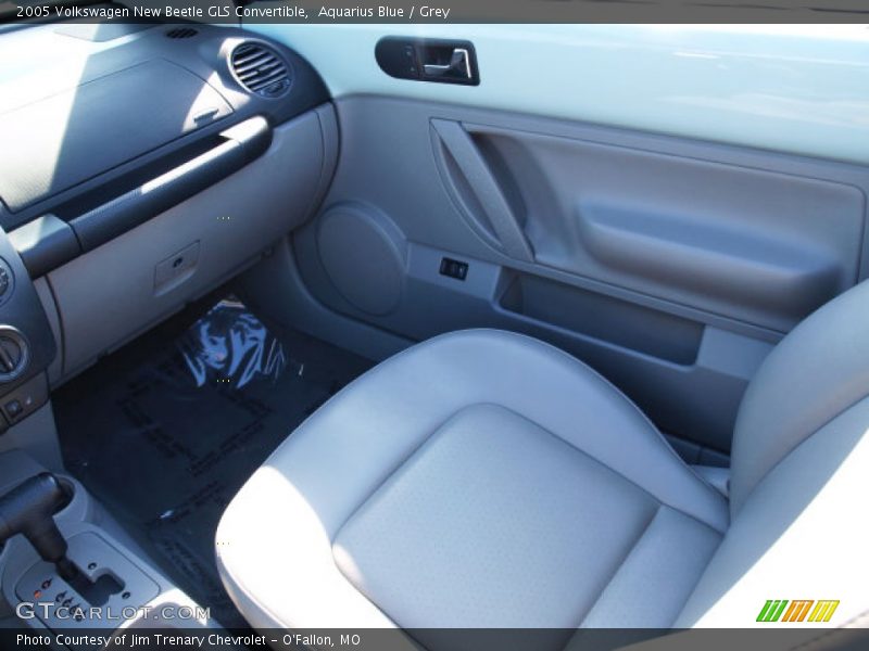 Aquarius Blue / Grey 2005 Volkswagen New Beetle GLS Convertible