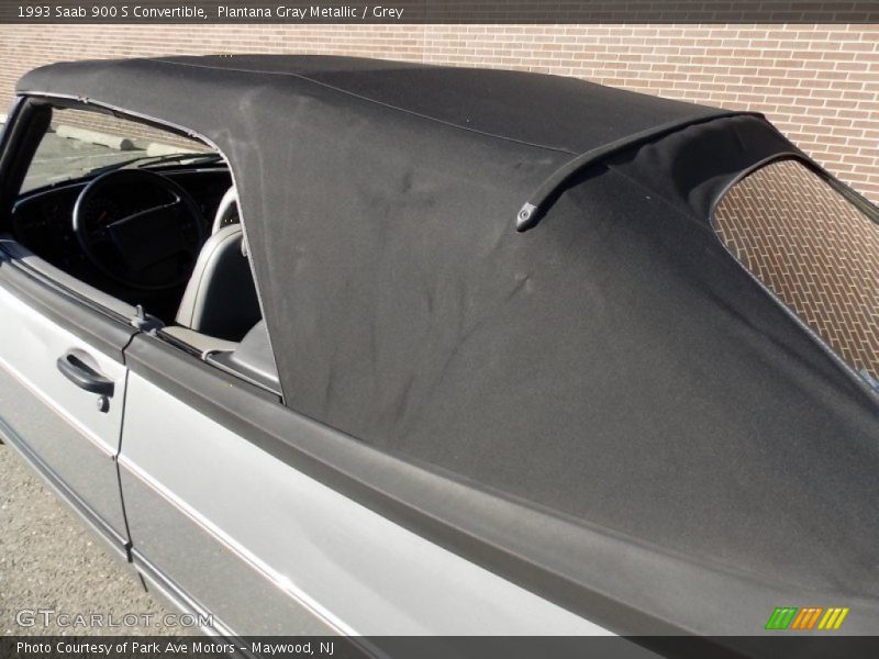 Plantana Gray Metallic / Grey 1993 Saab 900 S Convertible