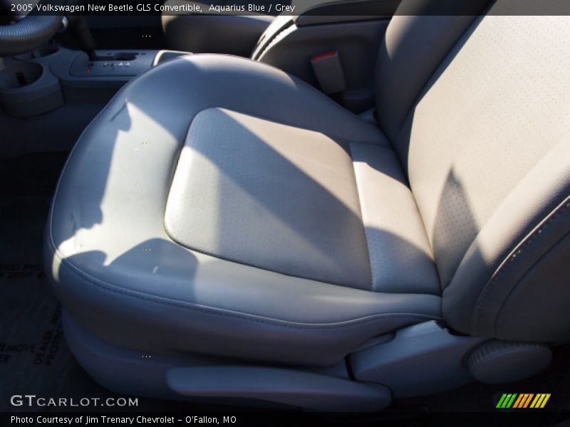 Aquarius Blue / Grey 2005 Volkswagen New Beetle GLS Convertible