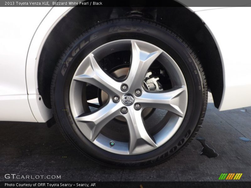 Blizzard White Pearl / Black 2013 Toyota Venza XLE