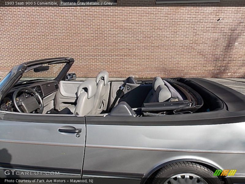 Plantana Gray Metallic / Grey 1993 Saab 900 S Convertible