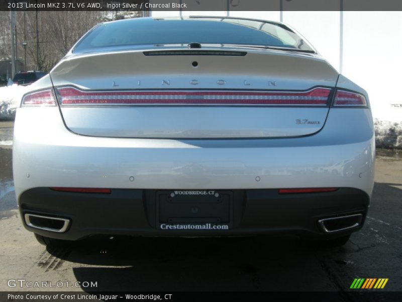 Ingot Silver / Charcoal Black 2013 Lincoln MKZ 3.7L V6 AWD