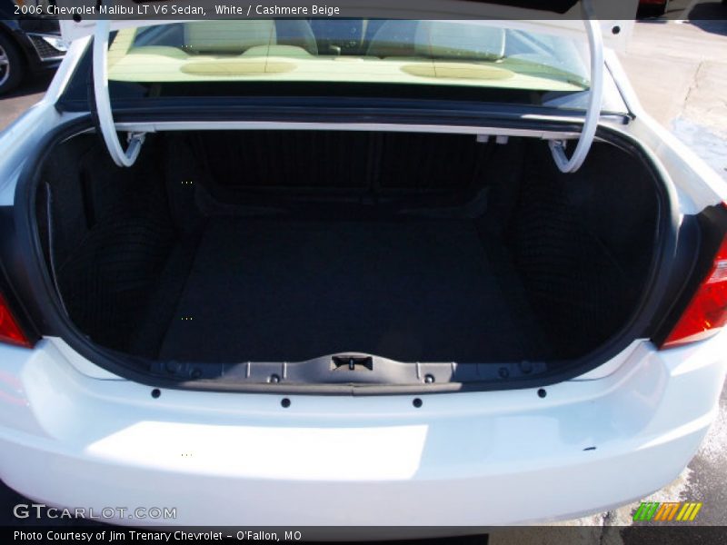White / Cashmere Beige 2006 Chevrolet Malibu LT V6 Sedan