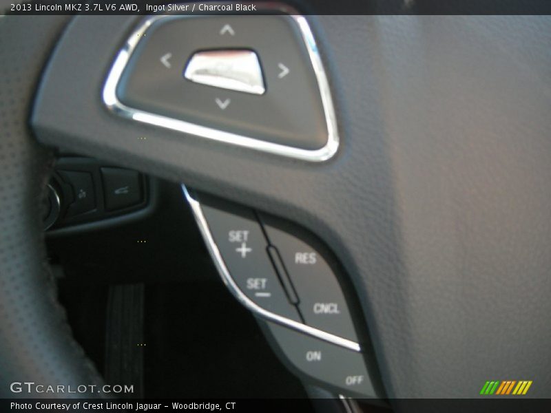 Ingot Silver / Charcoal Black 2013 Lincoln MKZ 3.7L V6 AWD