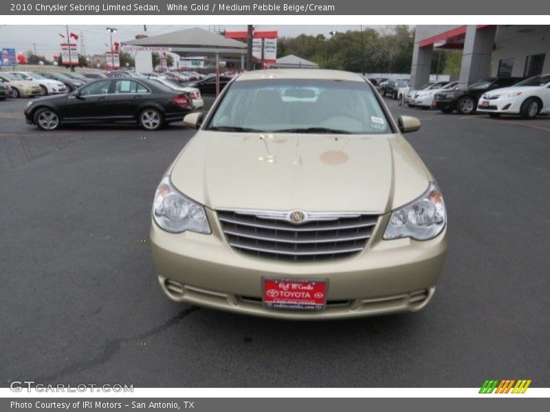 White Gold / Medium Pebble Beige/Cream 2010 Chrysler Sebring Limited Sedan