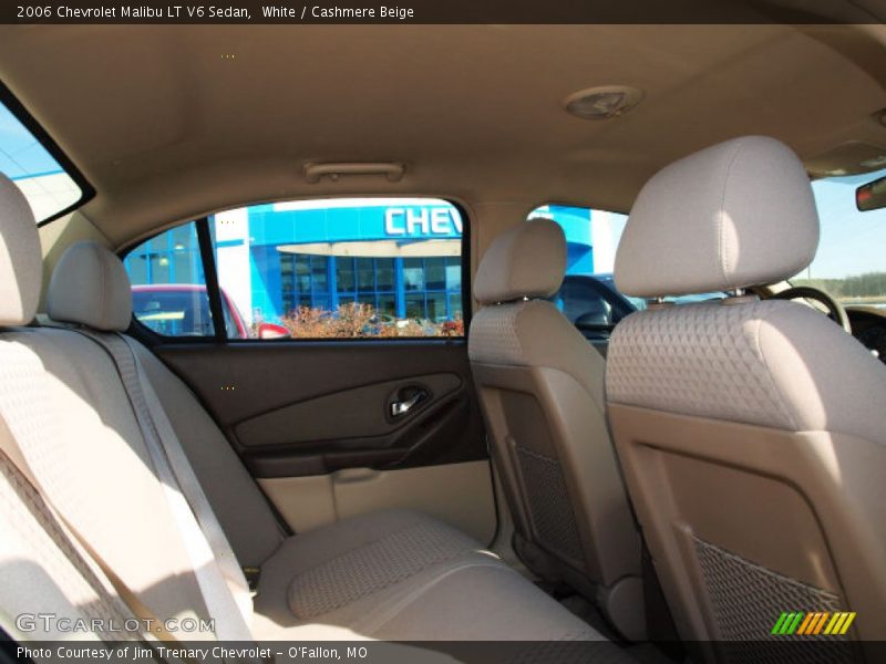 White / Cashmere Beige 2006 Chevrolet Malibu LT V6 Sedan
