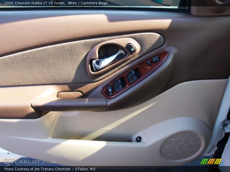 White / Cashmere Beige 2006 Chevrolet Malibu LT V6 Sedan