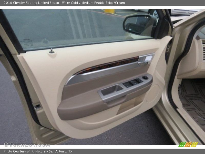 White Gold / Medium Pebble Beige/Cream 2010 Chrysler Sebring Limited Sedan