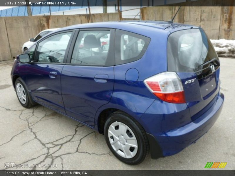 Vortex Blue Pearl / Gray 2012 Honda Fit