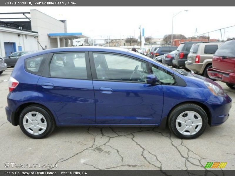 Vortex Blue Pearl / Gray 2012 Honda Fit