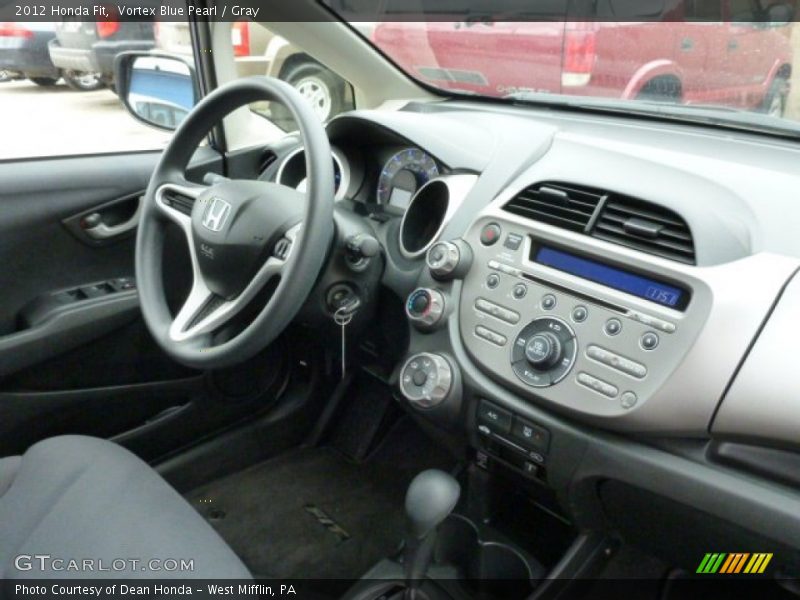 Vortex Blue Pearl / Gray 2012 Honda Fit