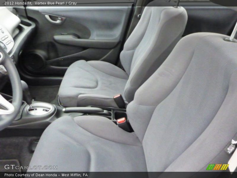 Vortex Blue Pearl / Gray 2012 Honda Fit
