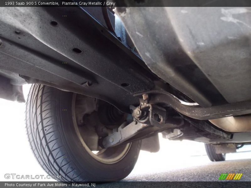 Plantana Gray Metallic / Grey 1993 Saab 900 S Convertible