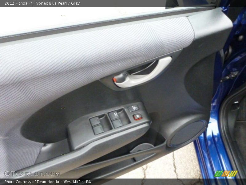 Vortex Blue Pearl / Gray 2012 Honda Fit