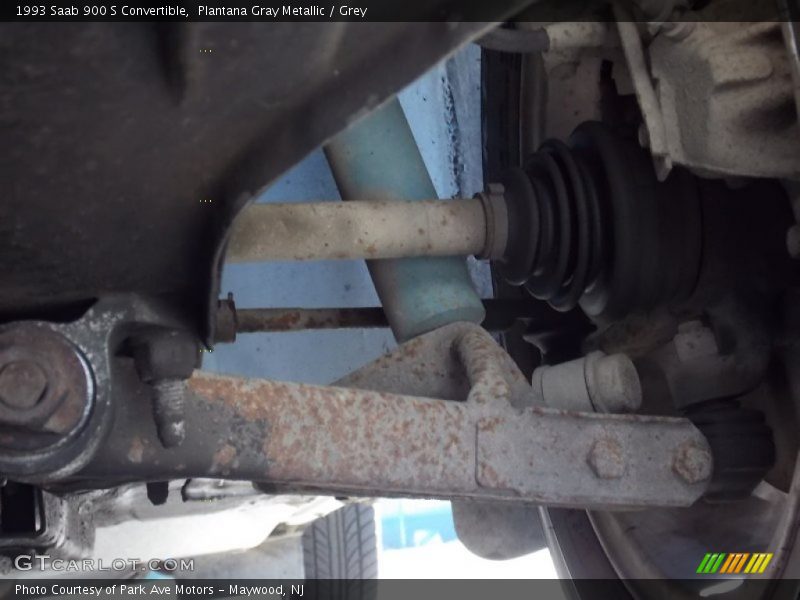 Plantana Gray Metallic / Grey 1993 Saab 900 S Convertible