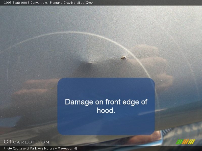 Plantana Gray Metallic / Grey 1993 Saab 900 S Convertible