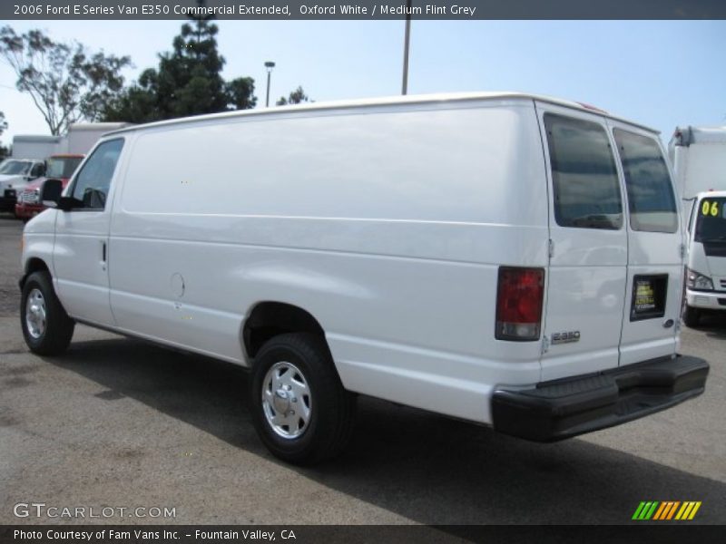 Oxford White / Medium Flint Grey 2006 Ford E Series Van E350 Commercial Extended