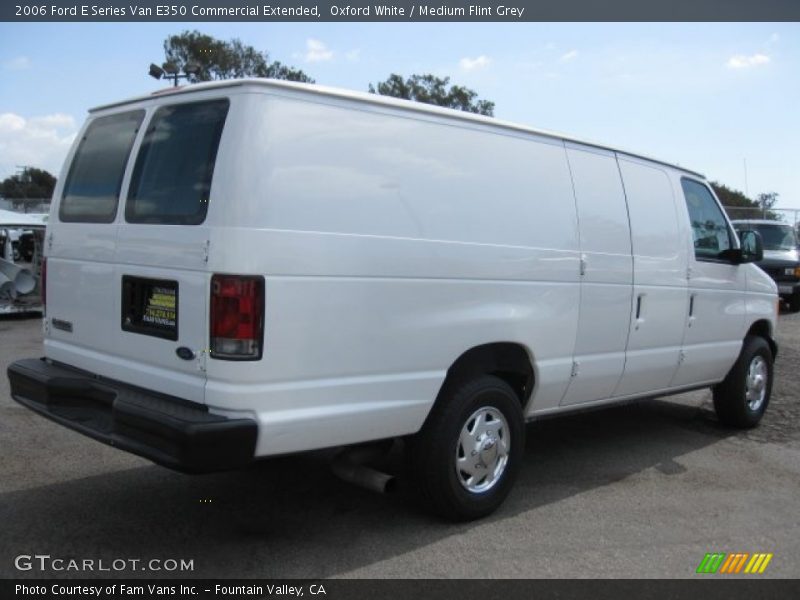 Oxford White / Medium Flint Grey 2006 Ford E Series Van E350 Commercial Extended