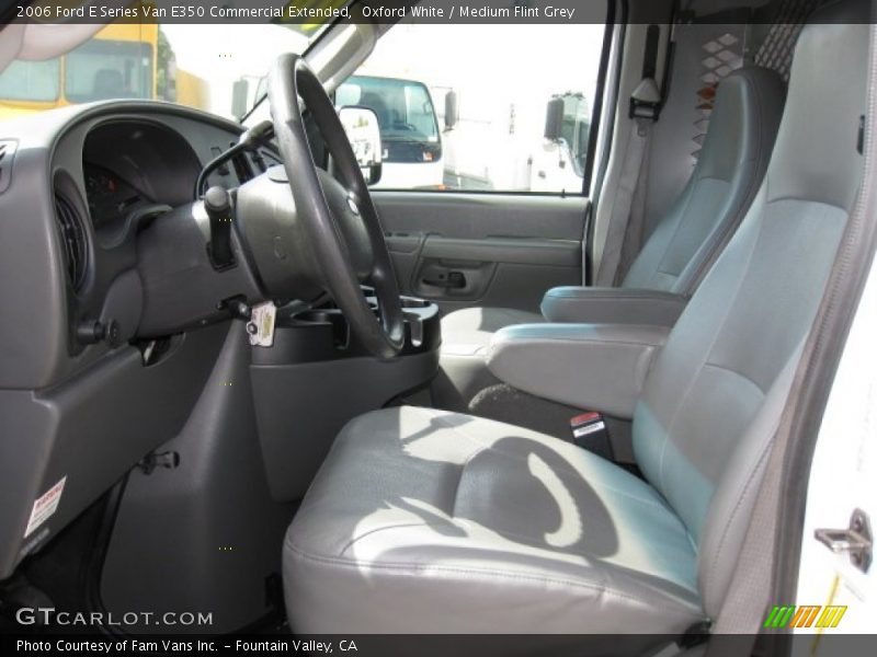 Oxford White / Medium Flint Grey 2006 Ford E Series Van E350 Commercial Extended
