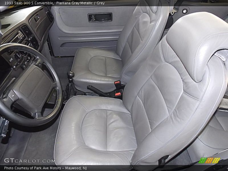 Plantana Gray Metallic / Grey 1993 Saab 900 S Convertible