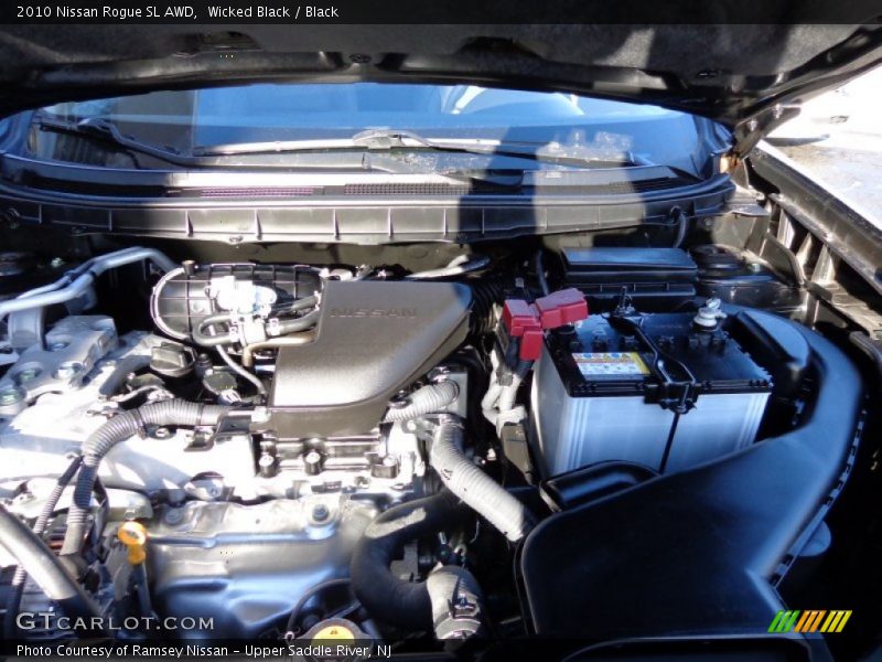Wicked Black / Black 2010 Nissan Rogue SL AWD