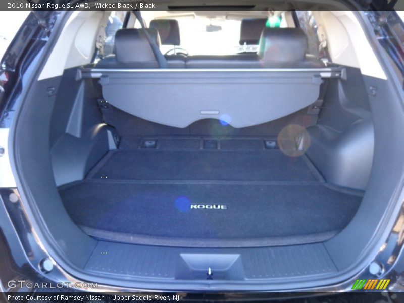 Wicked Black / Black 2010 Nissan Rogue SL AWD