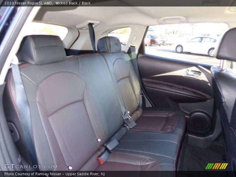 Wicked Black / Black 2010 Nissan Rogue SL AWD