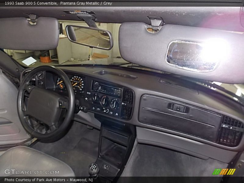 Plantana Gray Metallic / Grey 1993 Saab 900 S Convertible