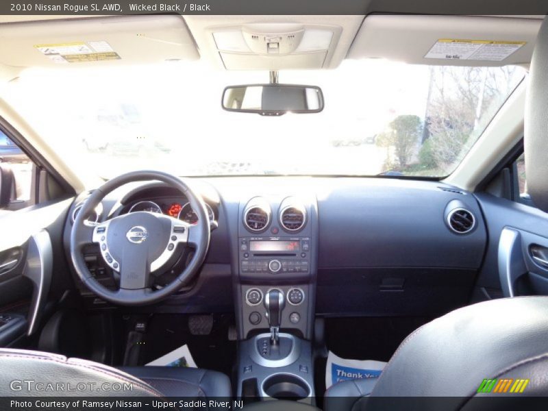 Dashboard of 2010 Rogue SL AWD