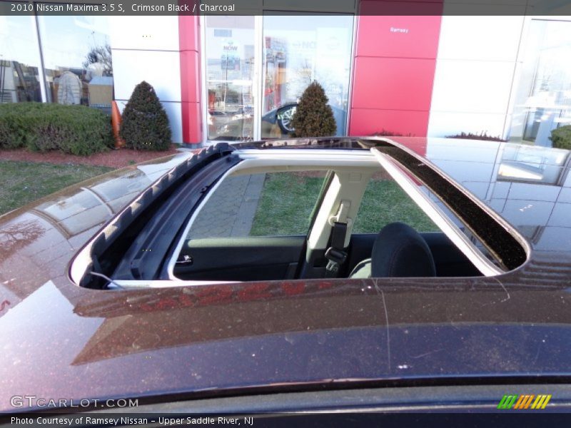 Crimson Black / Charcoal 2010 Nissan Maxima 3.5 S