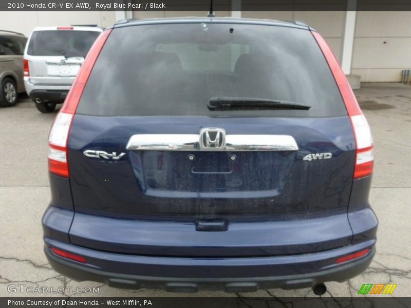 Royal Blue Pearl / Black 2010 Honda CR-V EX AWD