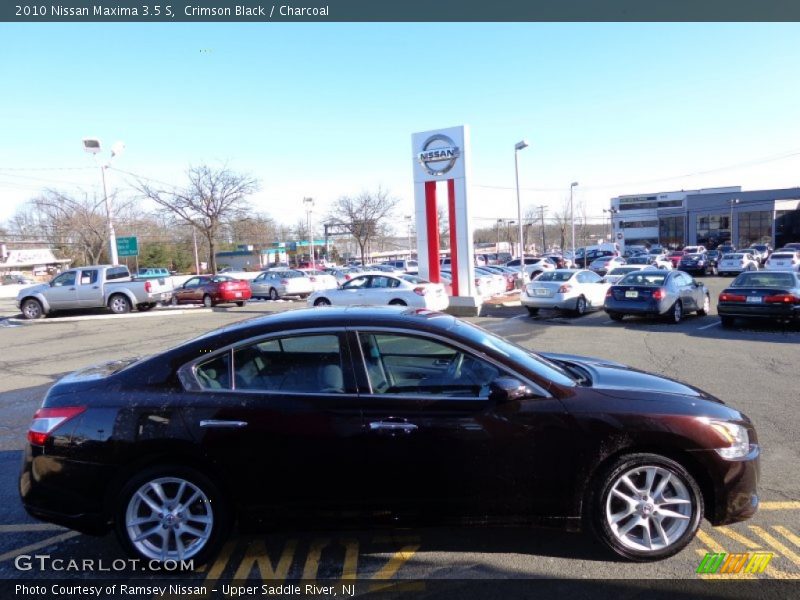 Crimson Black / Charcoal 2010 Nissan Maxima 3.5 S