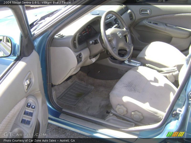 Vibrant Blue / Taupe 2004 Nissan Sentra 1.8 S