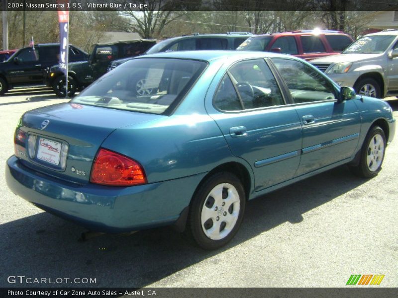 Vibrant Blue / Taupe 2004 Nissan Sentra 1.8 S