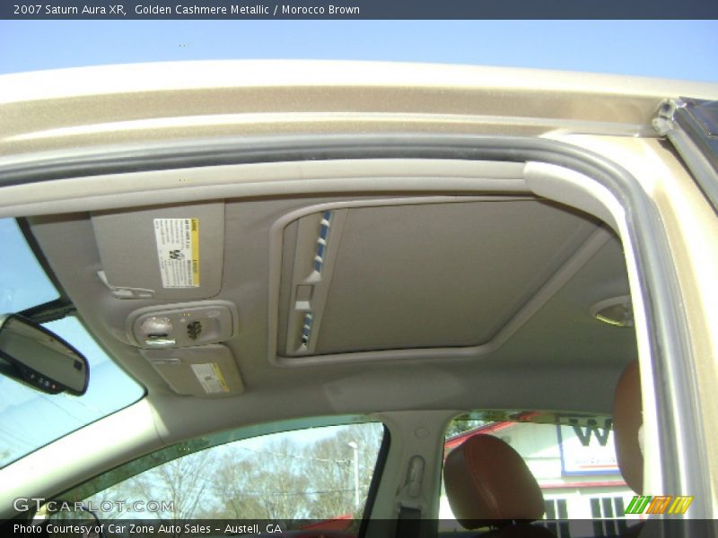 Sunroof of 2007 Aura XR